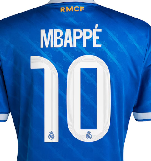replica Real Madrid Mbappé derde shirt 2025-26